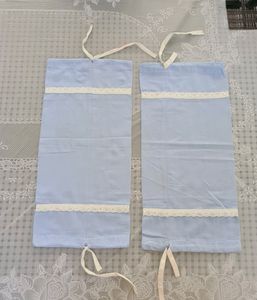 2 Small round pillow or Bolster Covers