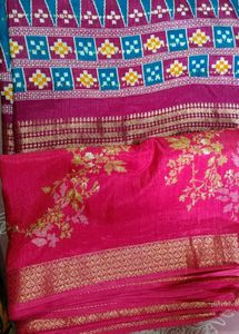 combo -Beautiful Saree with Blouse