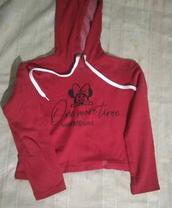 Cute Red Hoodie For Girls