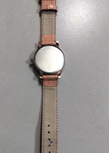 Classic Pink Croc Embossed Leather Watch