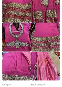 Beautiful Pink Embroidered suit set