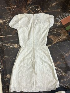 cute white frock