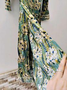 nayra cut kurti pajama duppta set