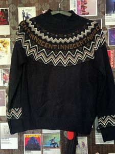 Cozy Black Knit Sweater