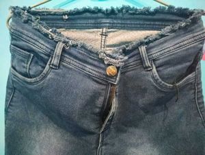 Stylish Flared Blue Jeans