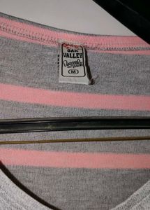 Striped Long Sleeve V-Neck T-Shirt