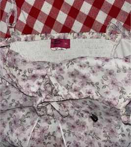 Floral Cami Top with Tie Detail