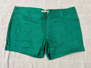 St John's Bay Bottle Green Shorts
