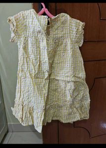 Cute Yellow Gingham Dress