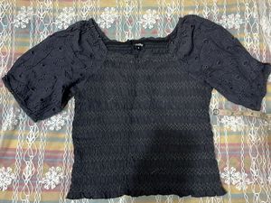 Chic Smocked Puff Sleeve Top