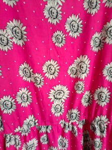 magenta dress