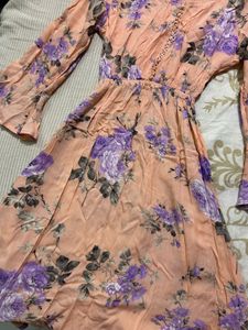 NEW Elegant Floral Print Dress