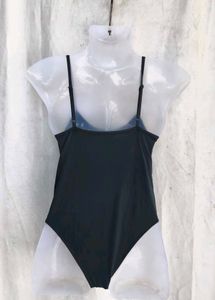 Classic Black One-Piece Swimsuit
