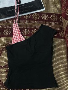 Hello Kitty One-Shoulder Top
