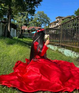 Stunning Red Ethnic Gown