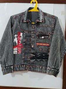 Denim Jacket with Graphic Print (boys 8-10y.old)