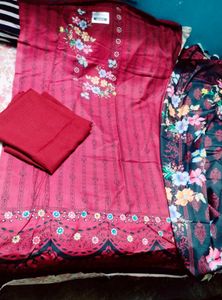 Floral Print Kurta Set