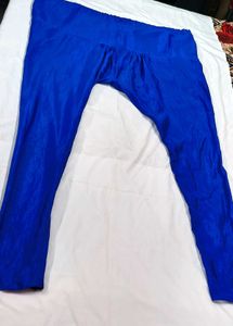Royal Blue Chudidar Pants shinning look