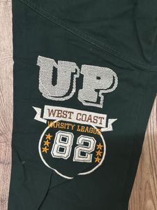 Stylish Dark Green Cargo Pants
