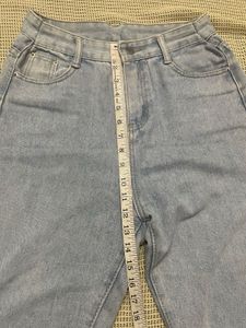 Light Wash Straight Jeans