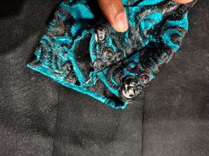 Elegant Embroidery Black Kurta &amp; Chudidar