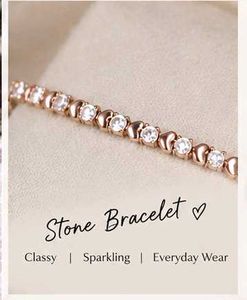 Rose Gold Tone Bracelet Set