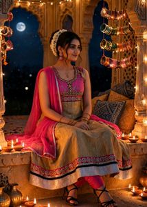 Exquisite Indian anarkali Set