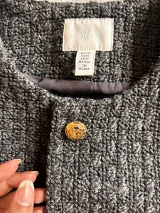 H &amp; M - Textured Cropped Jacket