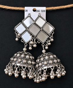 set of 3 OxidisedJhumka 2Earrings &amp; 1Bracelet