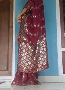 Embroidered saree Set