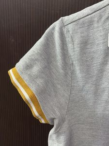 Casual Gray Polo T-Shirt