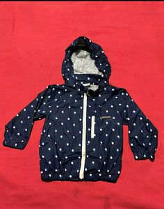 Polka Dot Windbreaker Jacket – Size 100
