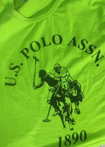 U.S. Polo Assn. Neon Green T-Shirt