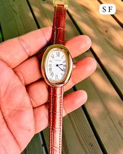 Elegant Oval Cartier Watch