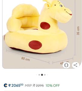 Adorable Giraffe Plush Children's Sofa Seat