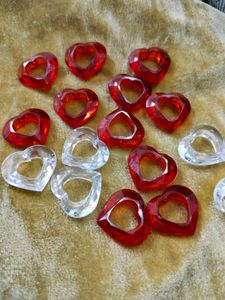 Half Kg Heart Shape Beads