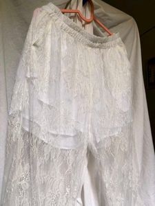 White Lace trouser