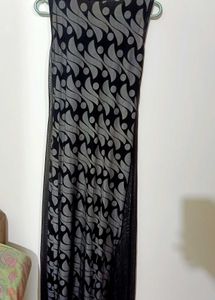 Elegant Black Sheer long Dress