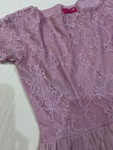 Elegant Lace &amp; Tulle Party Dress