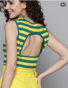 Striped Crop Top