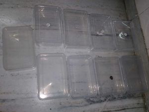 Set of 9 Clear Food Storage Containers