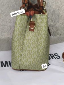 Michael Kors Light Green Logo Tote Bag