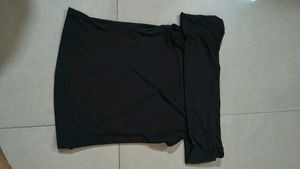 H&amp;M Off-Shoulder Black Top