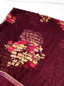Floral  print Saree