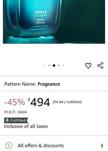 Ustraa SCUBA Cologne for Men