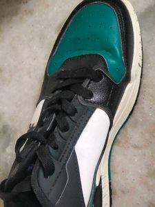 Stylish Black &amp; Teal Sneakers- Red Tape