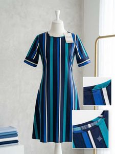 Striped Midi Dress