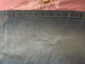 Men's Blue Denim Jeans Gas brand 34 waist