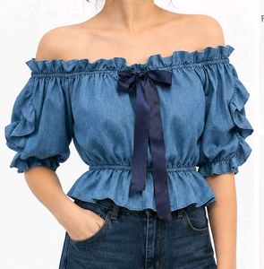 Off-Shoulder Ruffle Top