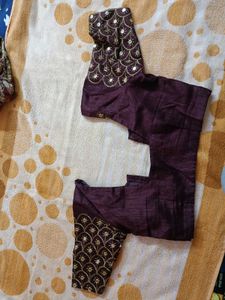 Embroidered Silk Blouse